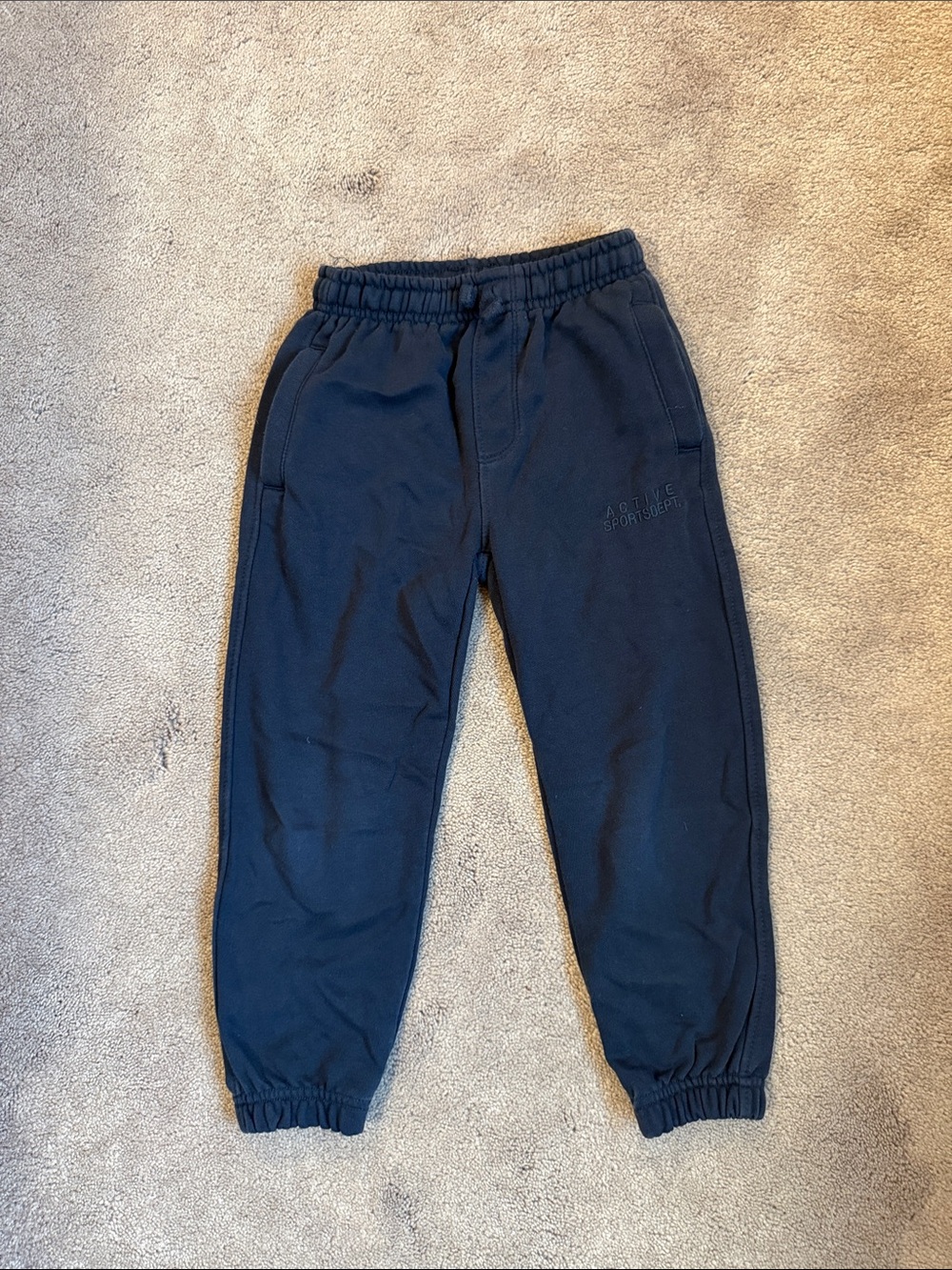 Zara Navy Blue Kids Jogger Sweatpants